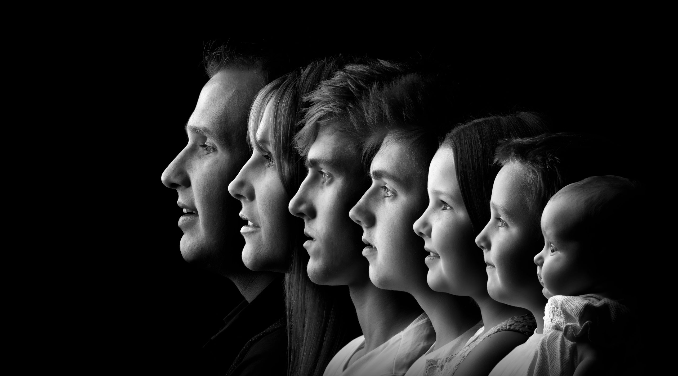 Family Portrait B&W